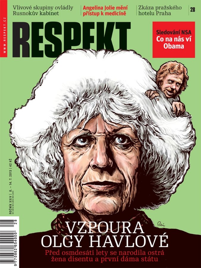 Obálka Respektu 28/2013