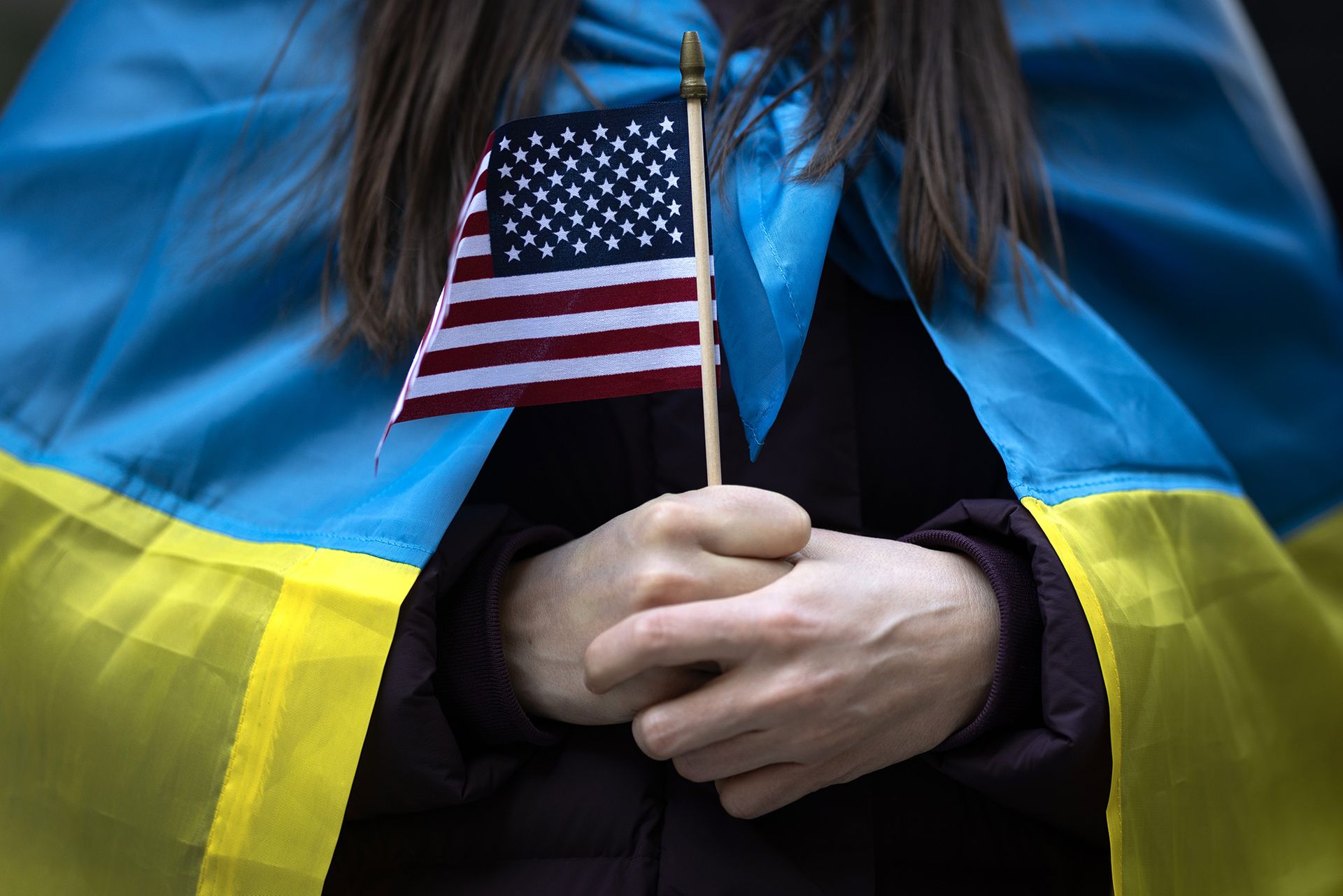 Rally Held In Support Of Ukraine In Chicago