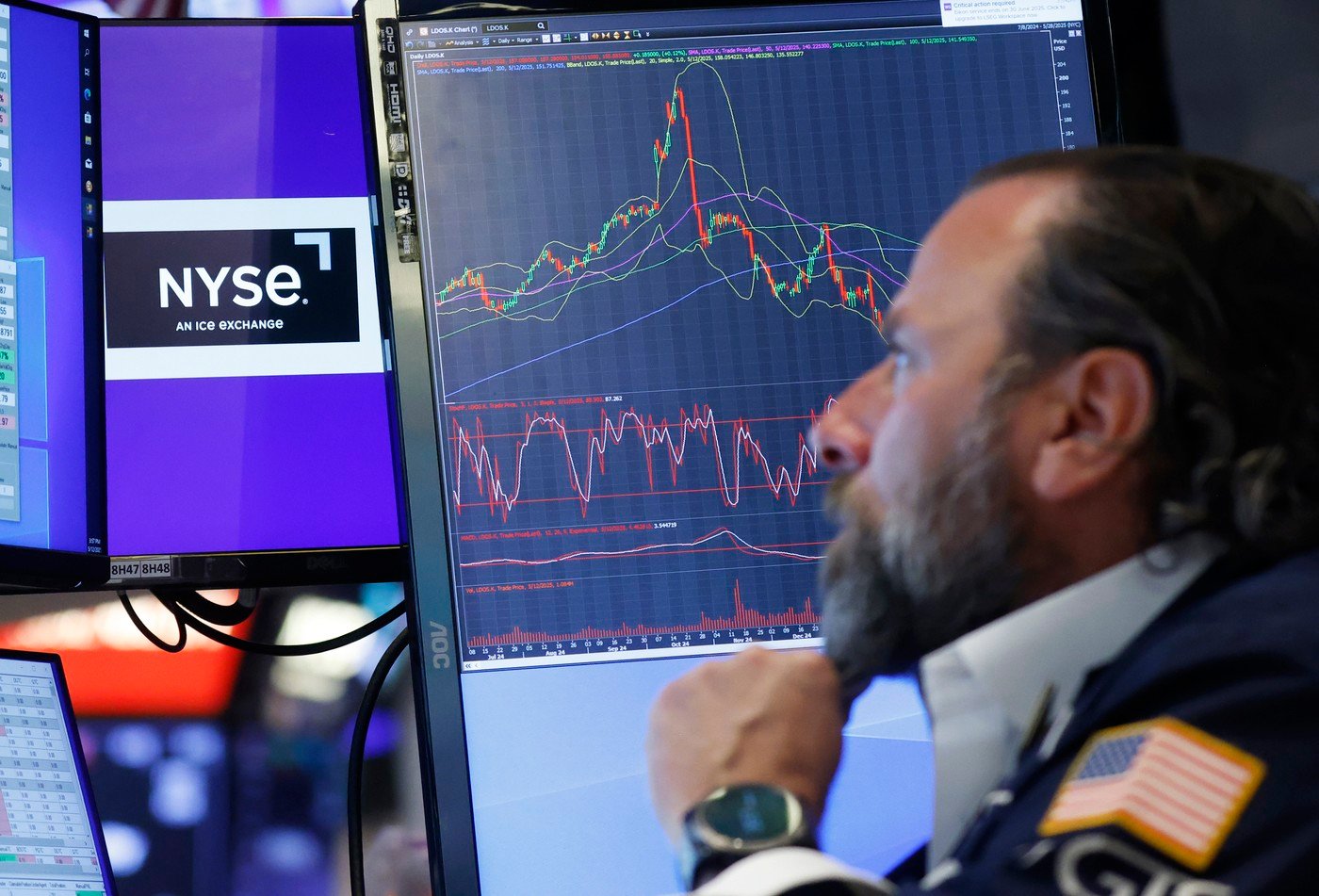 Markets Volatile From Trump Tariiffs on Wall Street