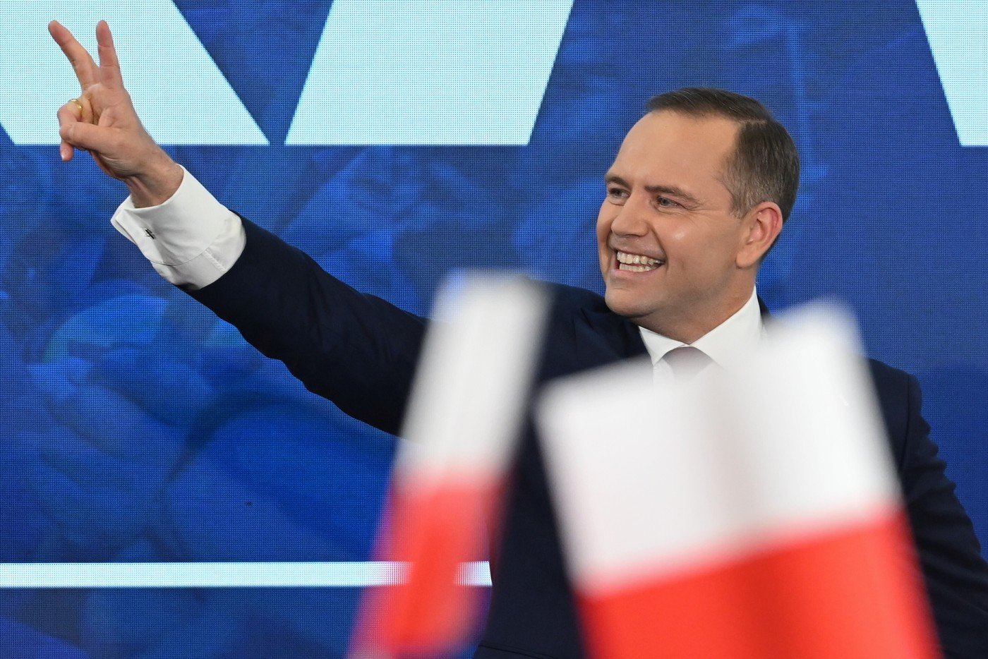 Karol Nawrocki po ohlášení výsledků