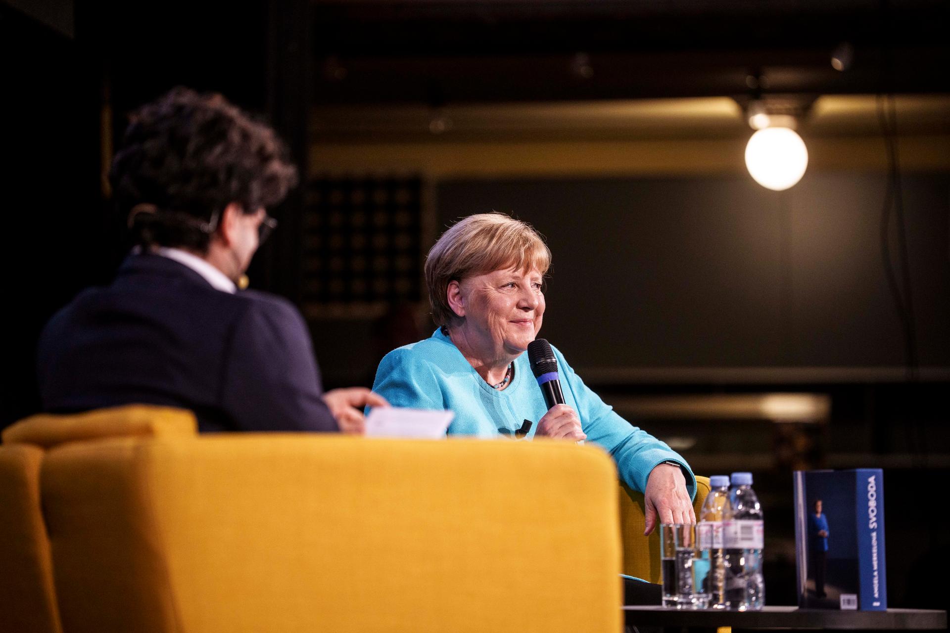 Angela Merkel, Lucerna, 2025