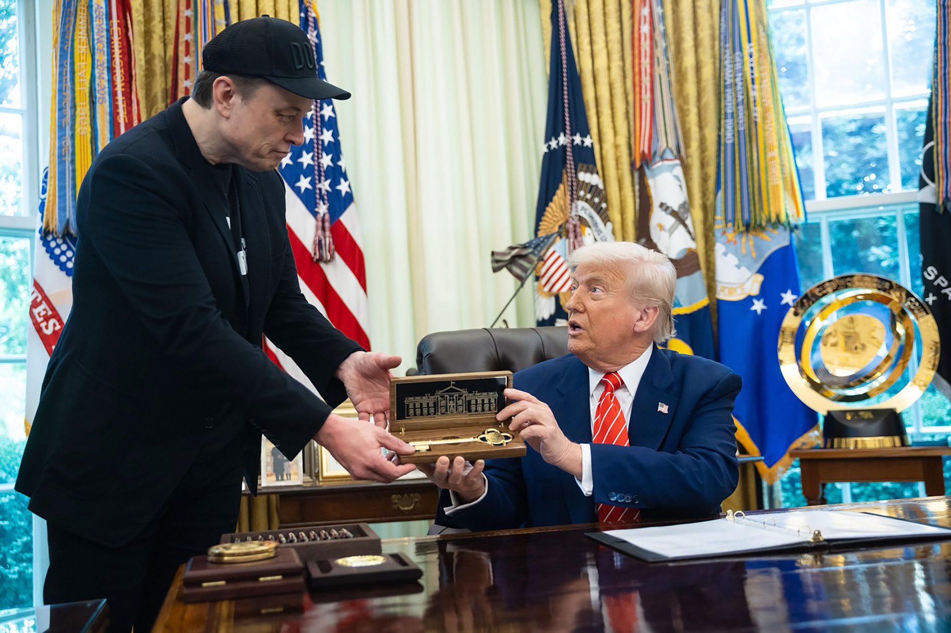 Trump and Musk Joint Press Conference in the Oval Office