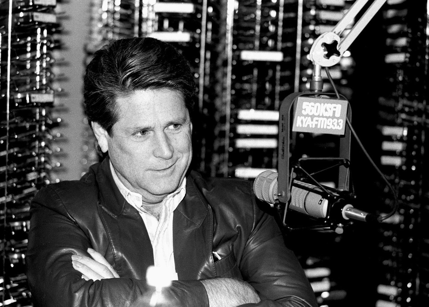 Brian Wilson during a radio interview in San Fransisco, CA in 1998.  Credit: Pat Johnson/MediaPunch