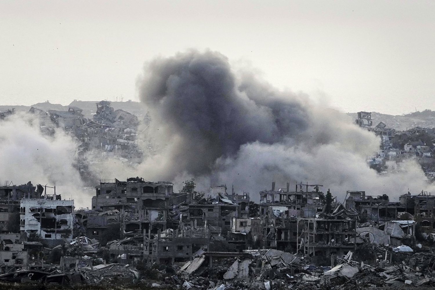 Bombardování Gazy, květen 2025.