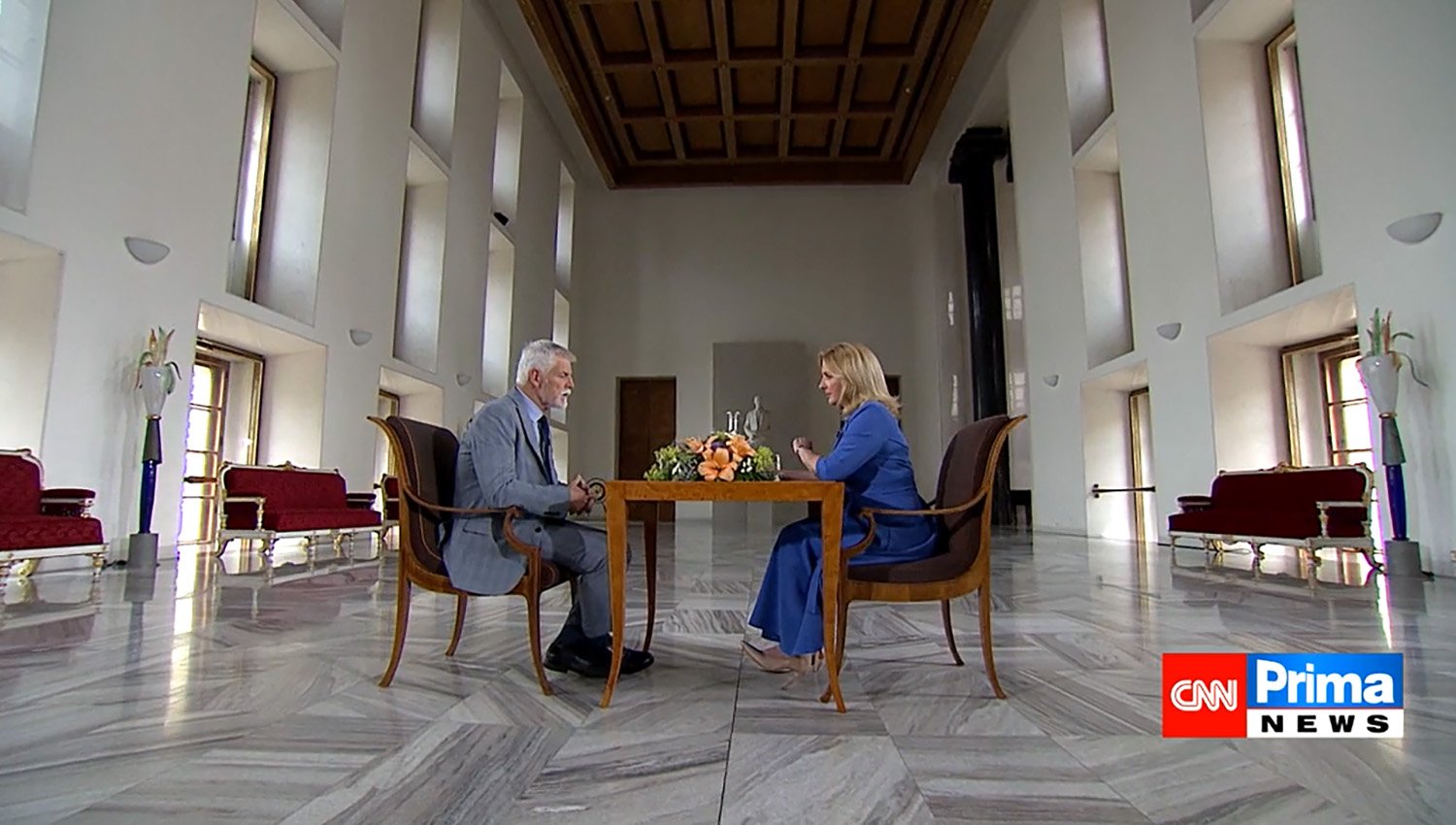 Prezident Petr Pavel v Partii Terezy Tománkové.