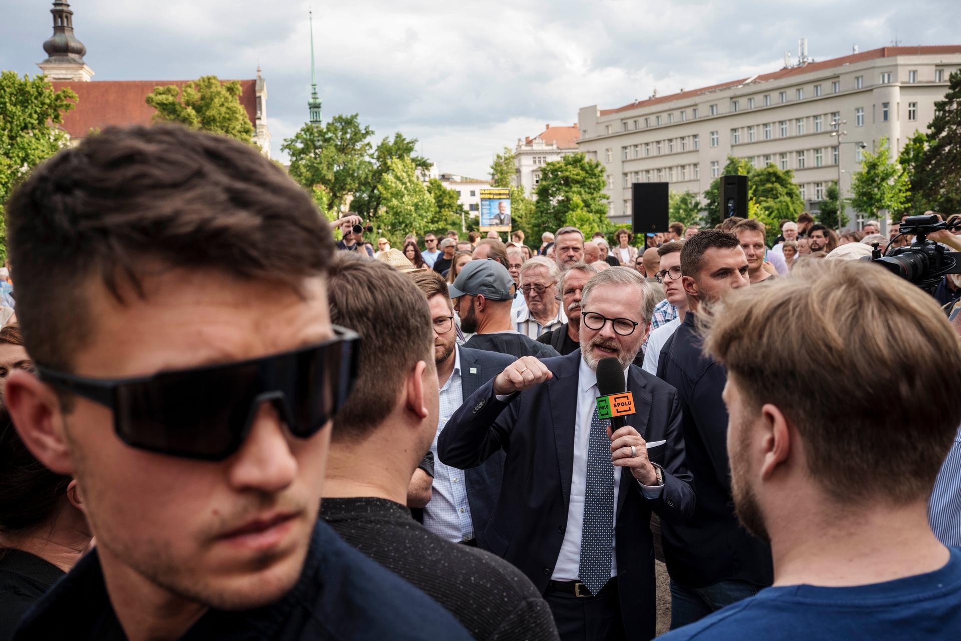 Kampaň Spolu, Brno, Moravské náměstí 16.7. 2025
