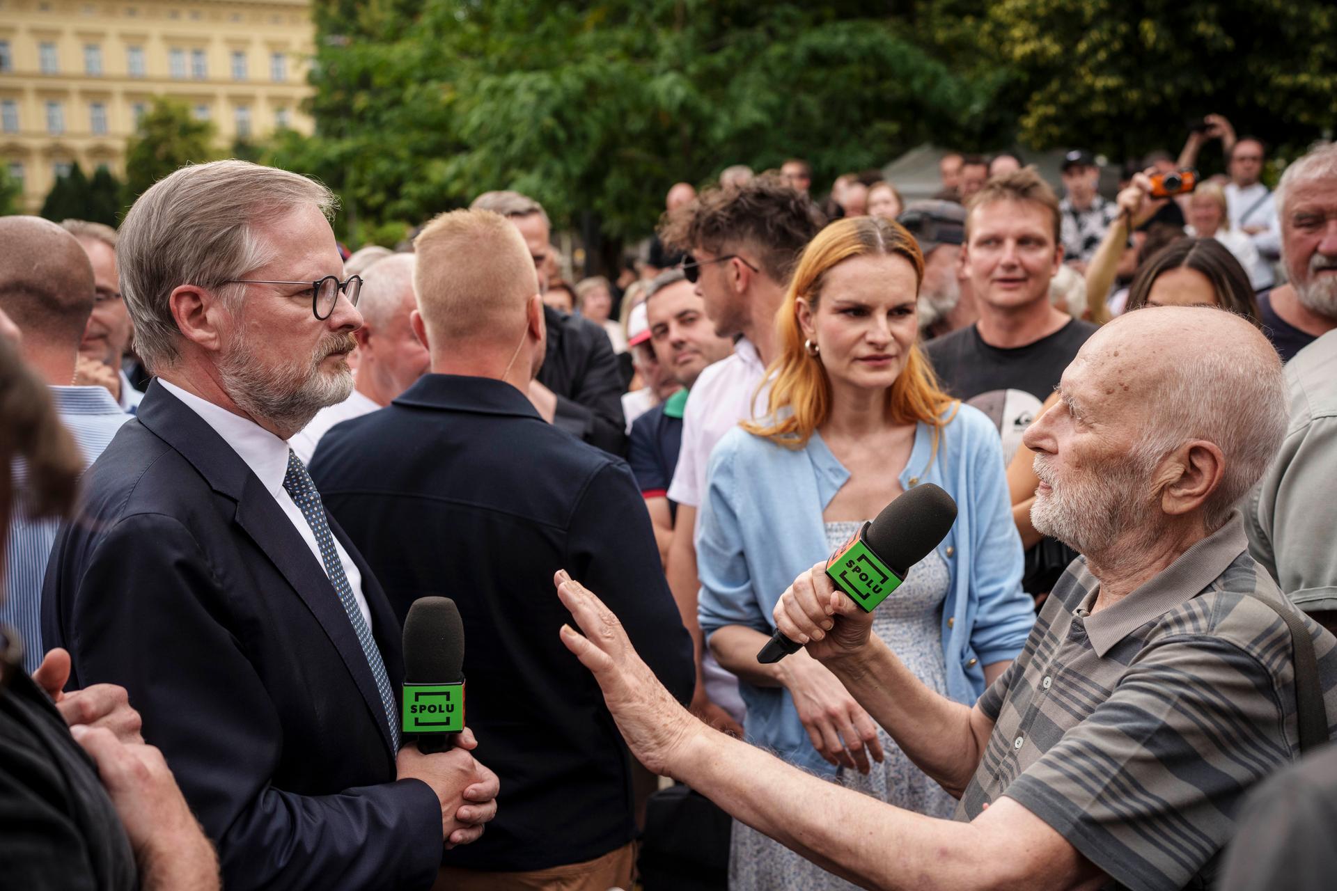 Kampaň Spolu, Brno, Moravské náměstí 16.7. 2025
