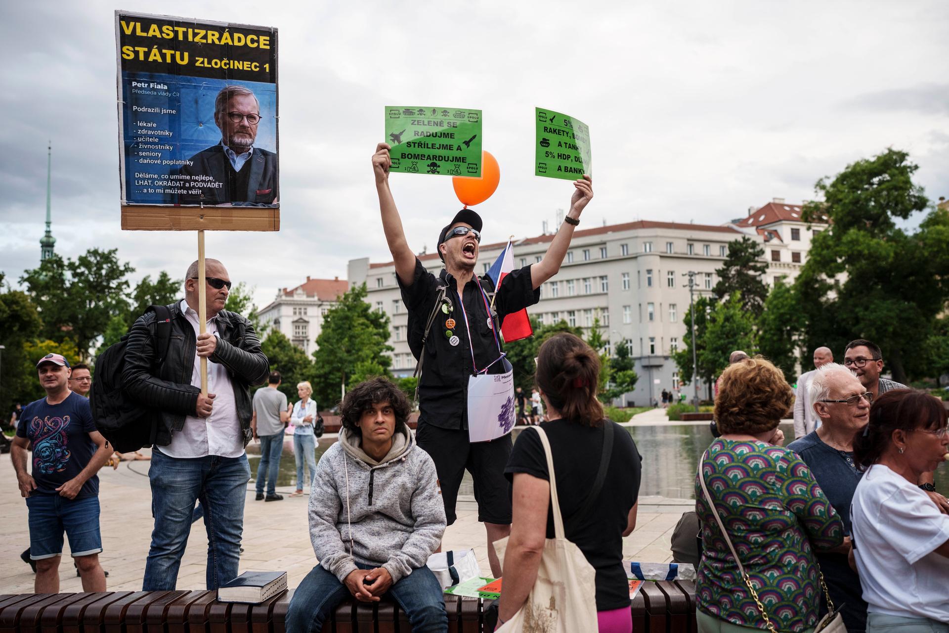 Kampaň Spolu, Brno, Moravské náměstí 16.7. 2025