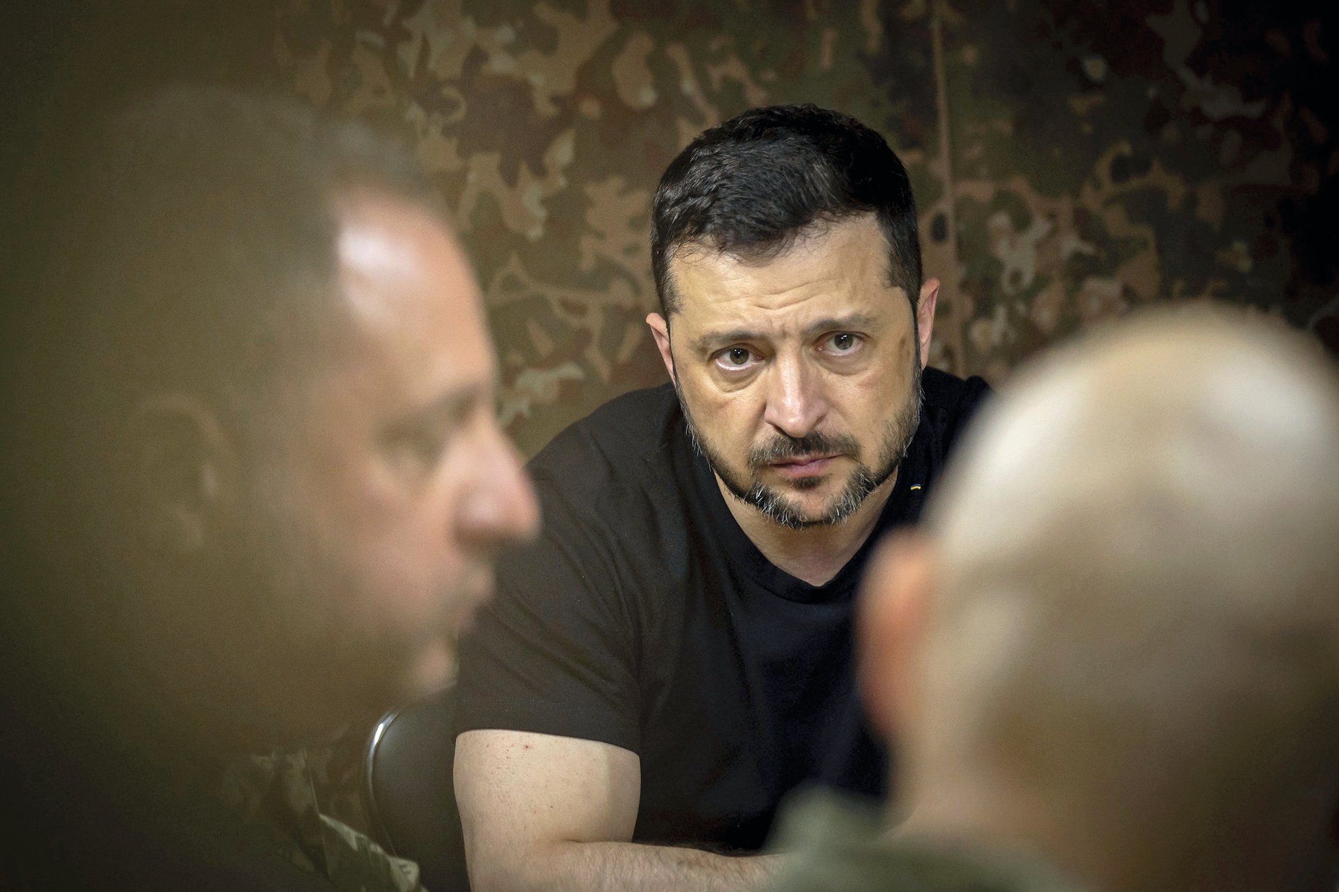 Ukrainian President Volodymyr Zelenskyy Visits Frontline Troops In Sumy Region