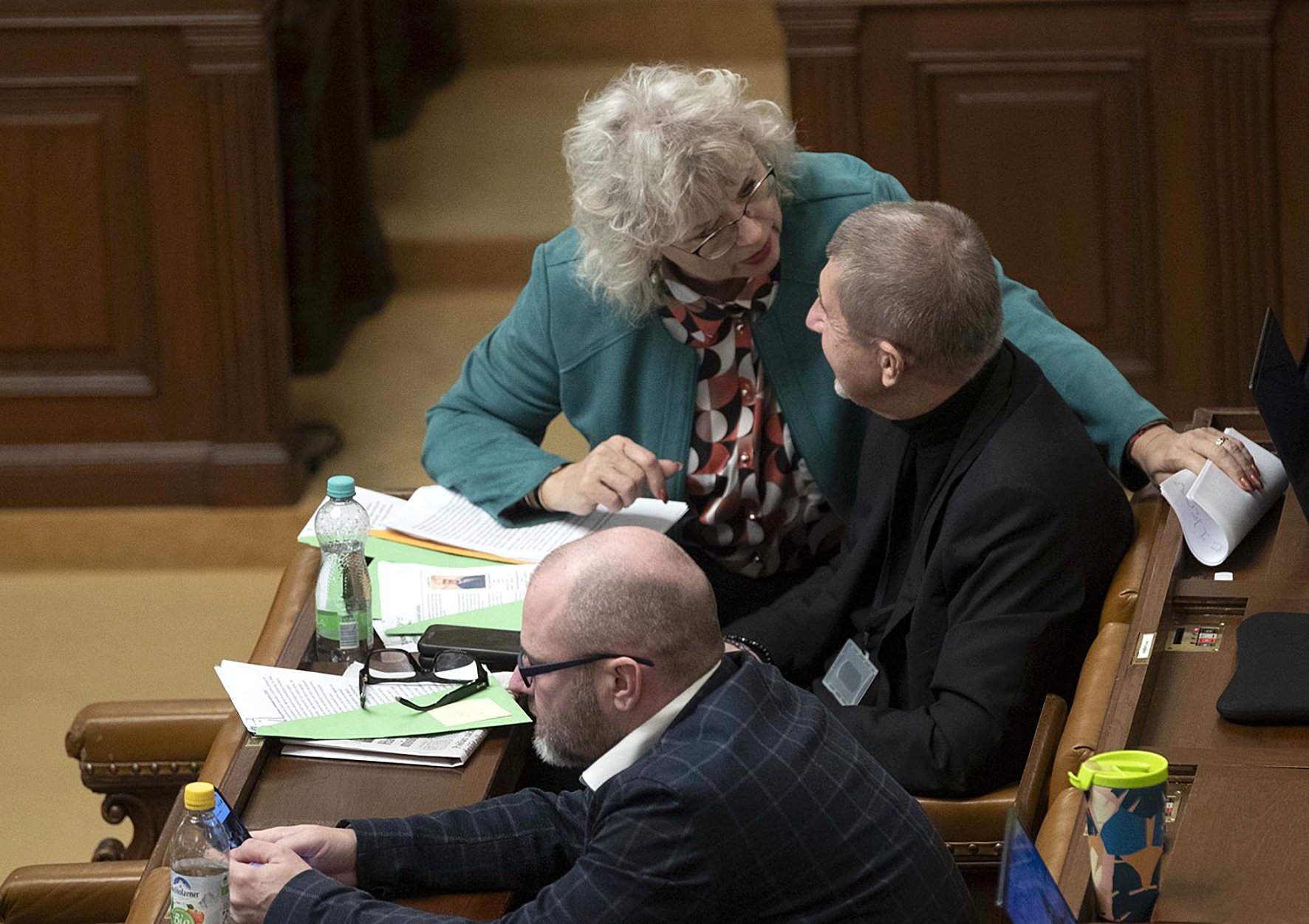 Praha 5.12.2024 Novela o elekronických komunikacích - EU Andrej Babiš , Margita Balaštíková