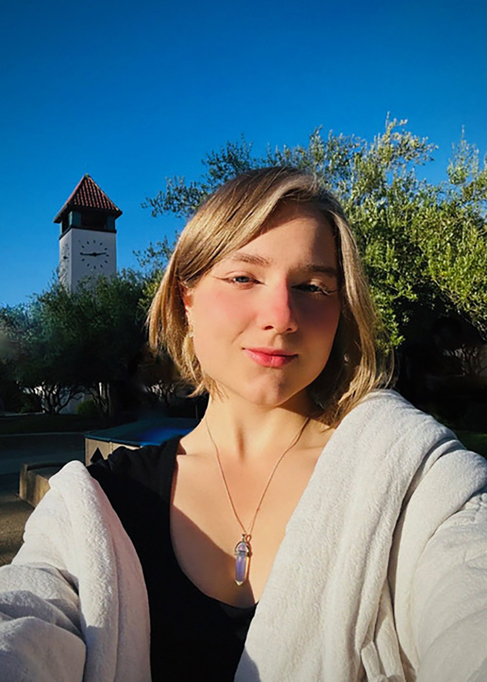 V Kalifornii  se o sebe Magdalena Kokešová nebojí, ale přestala radši používat sociální sítě.