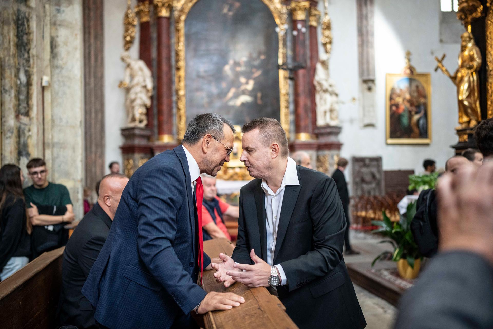 Mše svatá za Charlie Kirka, Praha, 16.9. 2025