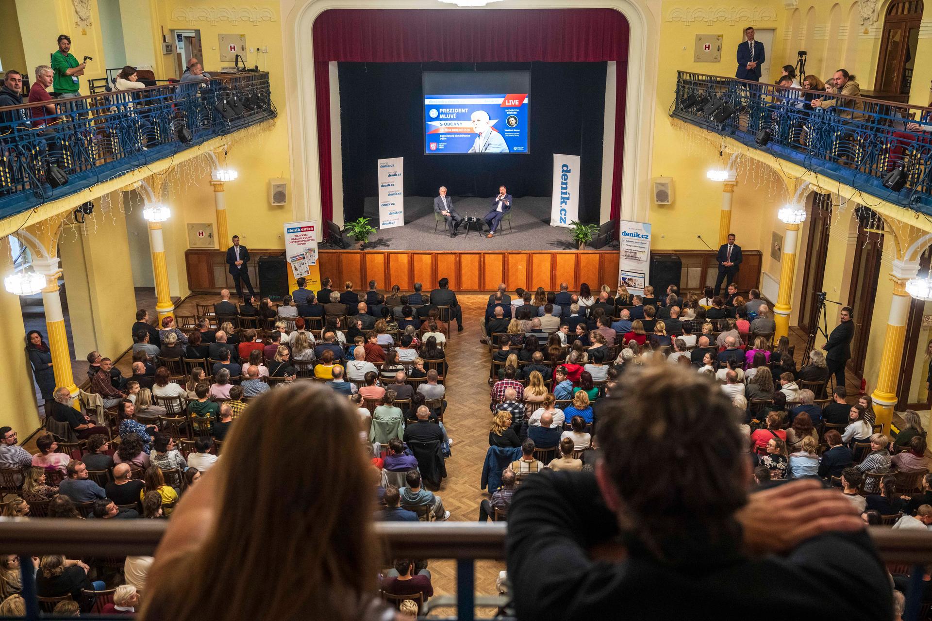 Petr Pavel, návštěva Ústeckého kraje, Děčín 14.10. 2025