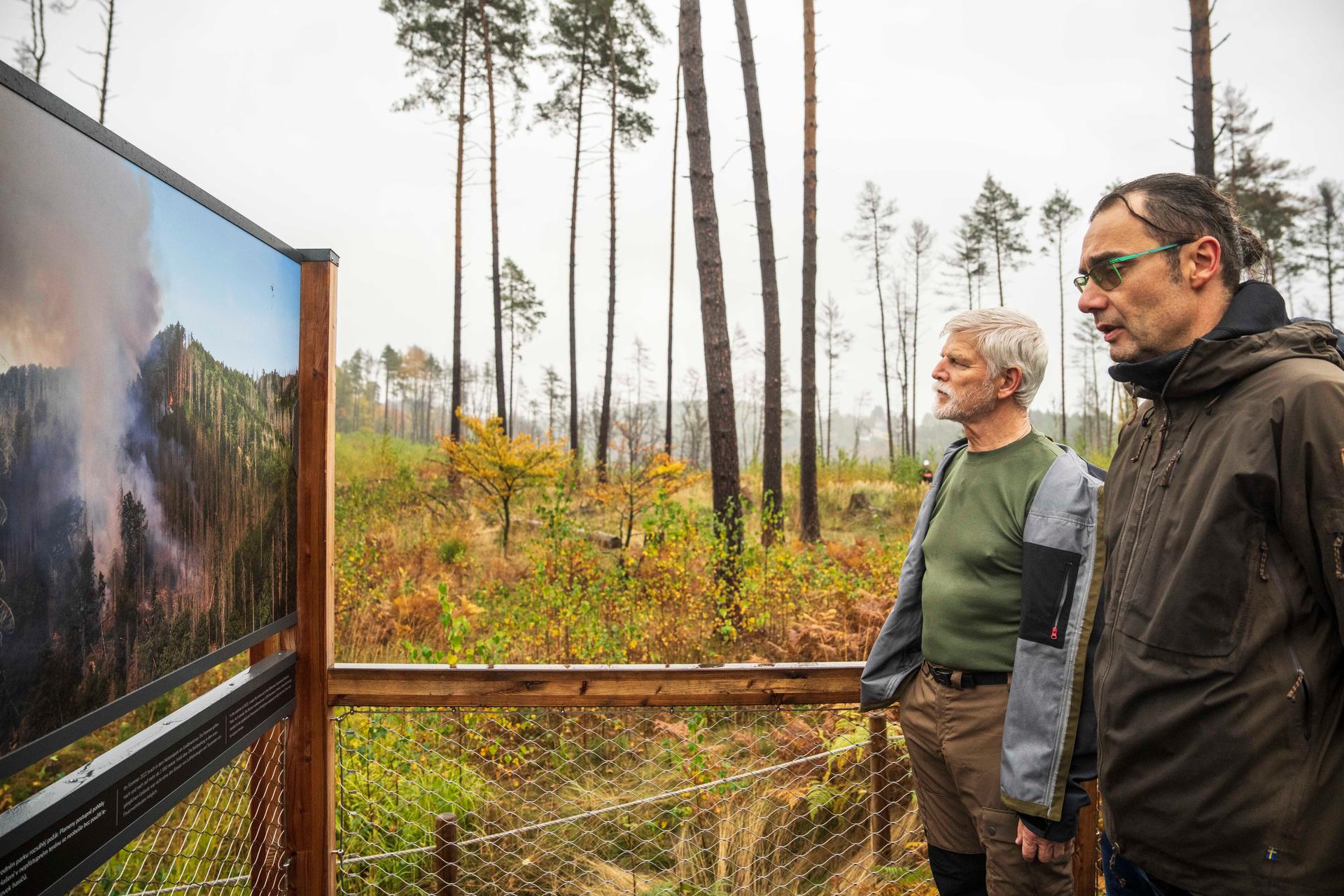 Petr Pavel, návštěva Ústeckého kraje, České Švýcarsko 14.10. 2025