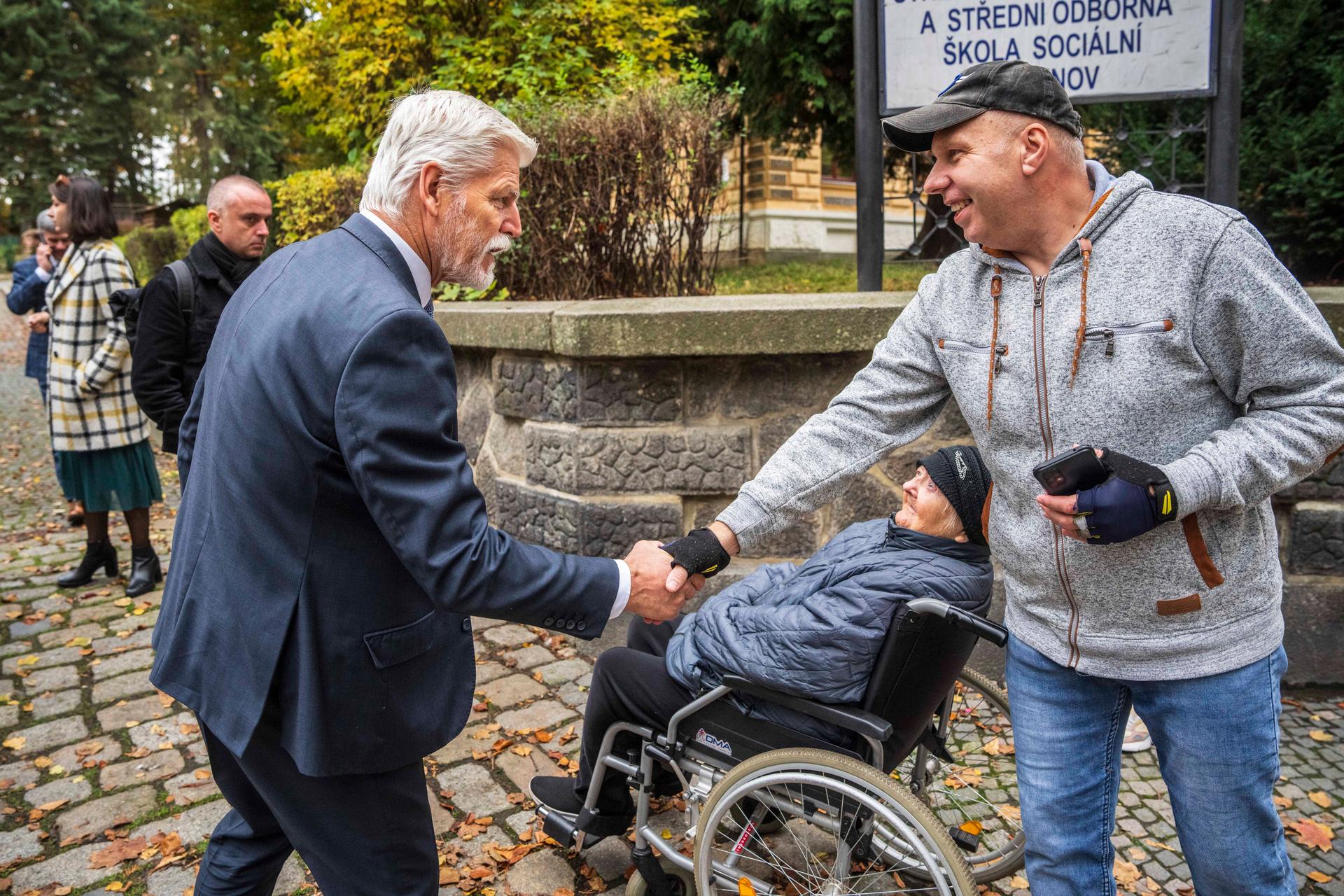 Petr Pavel, návštěva Ústeckého kraje, Šluknov 14.10. 2025
