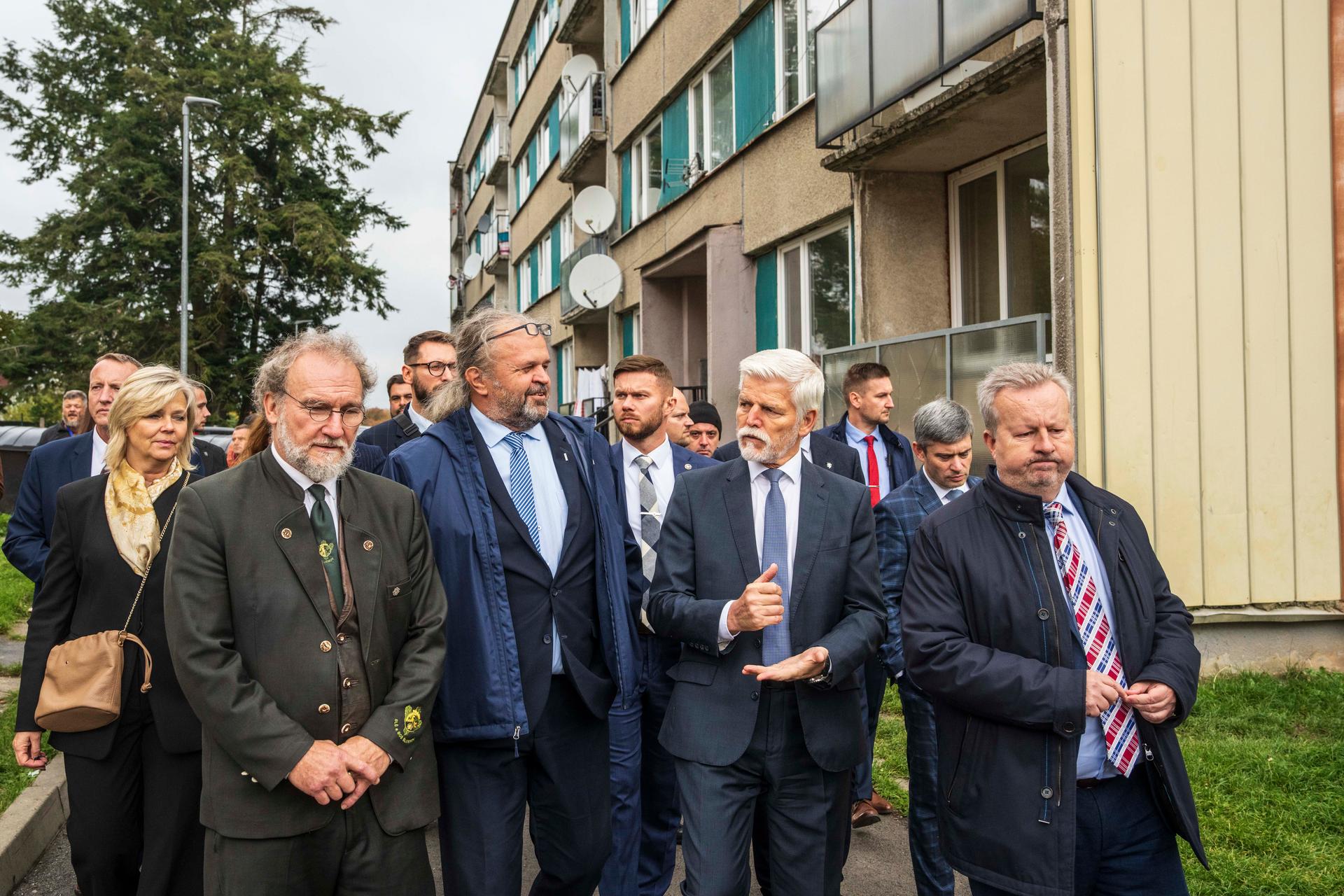 Petr Pavel, návštěva Ústeckého kraje, Šluknov 14.10. 2025