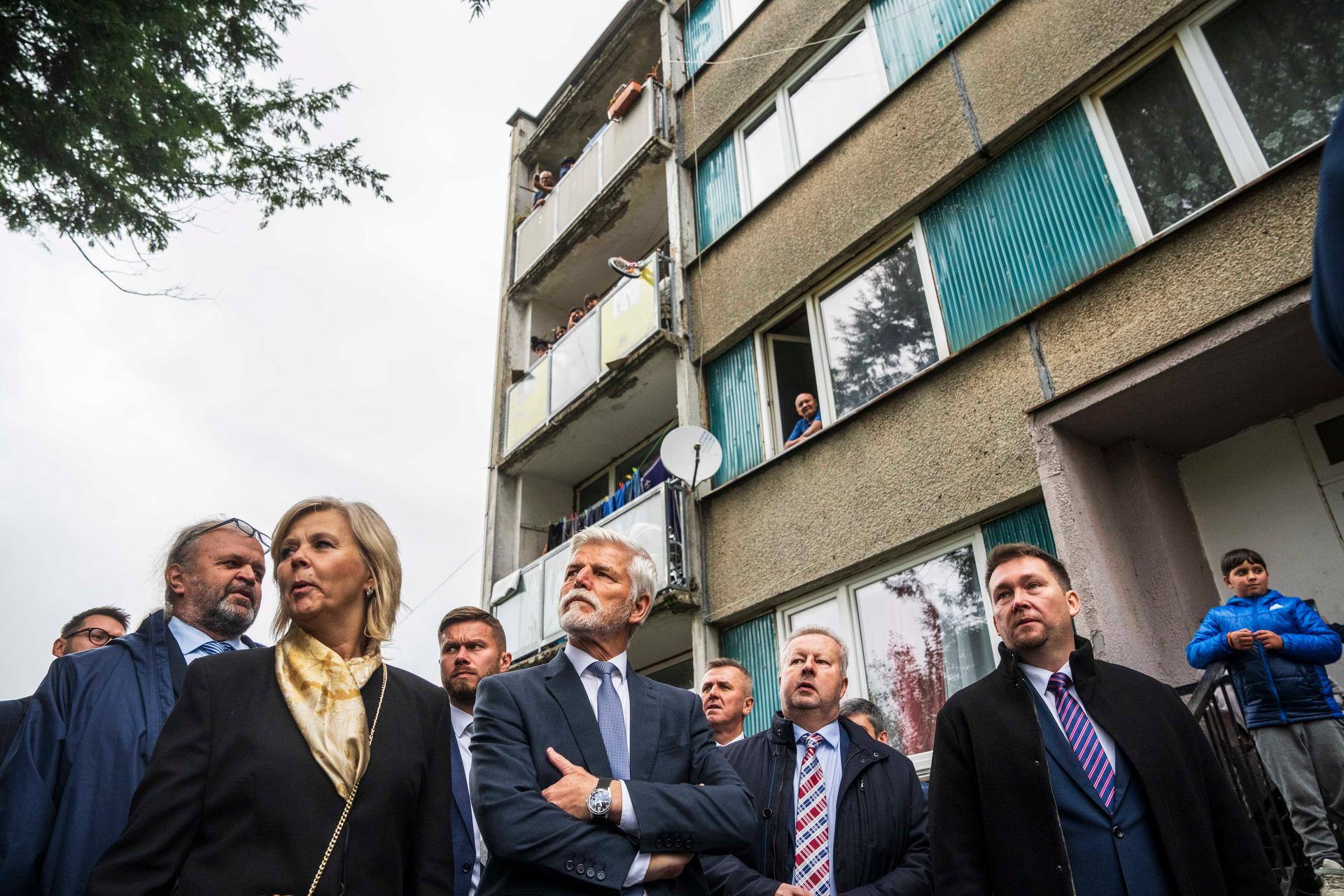 Petr Pavel, návštěva Ústeckého kraje, Šluknov 14.10. 2025