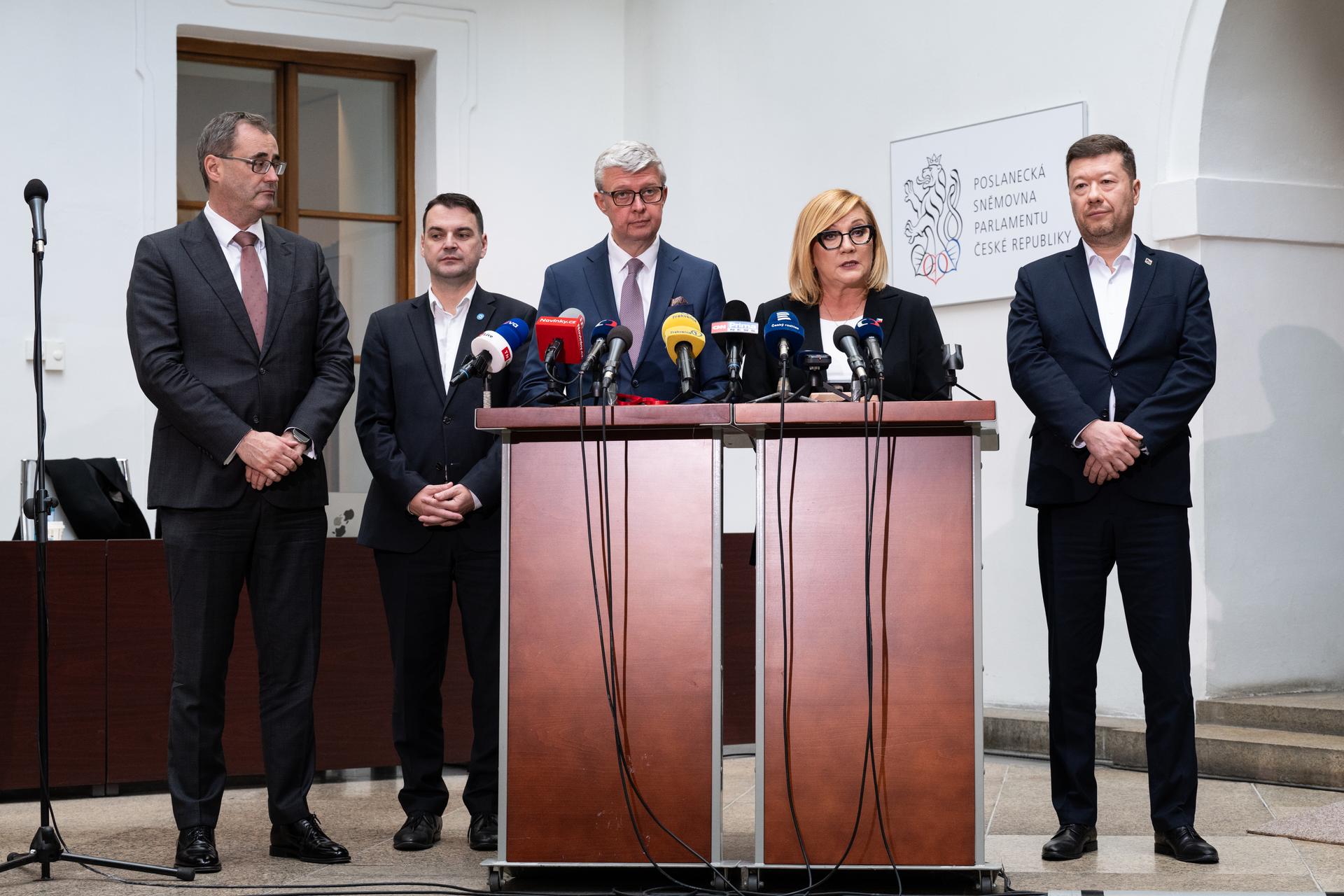 Tiskovka ke vznikající vládě 29.10.2025