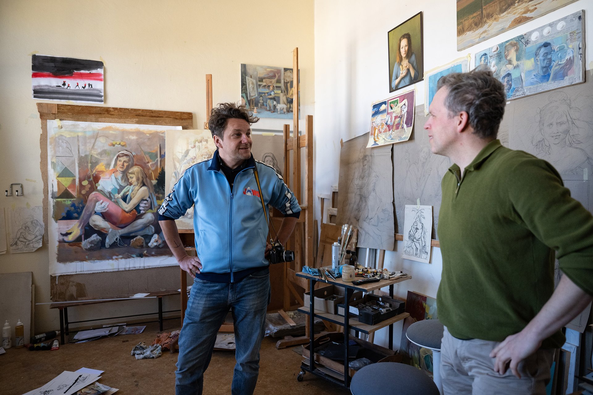 Jan H. Vitvar a Jiří Grus