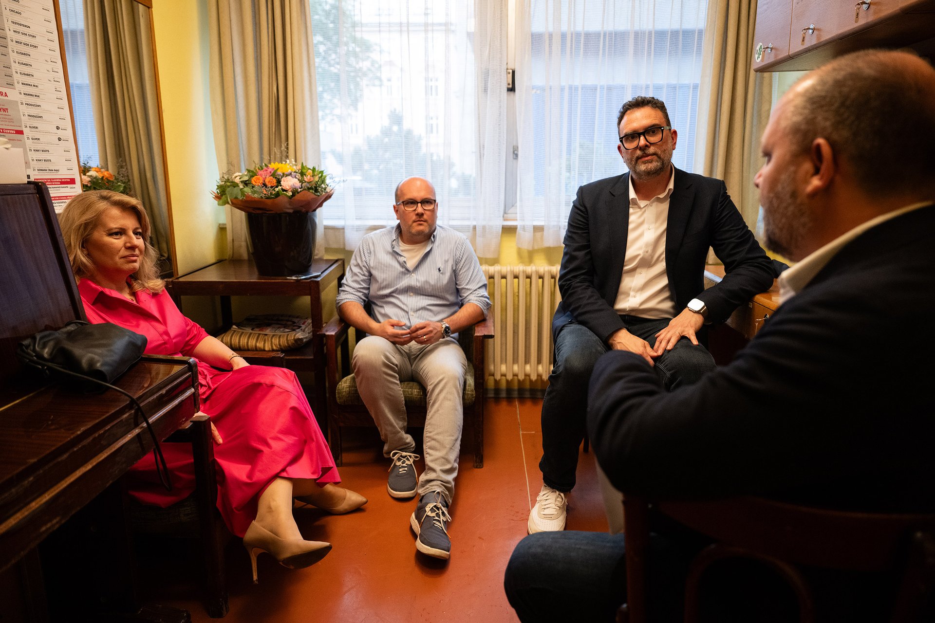 Erik Tabery a Pavel Volčík, debata se Zuzanou Čaputovou v Ostravě