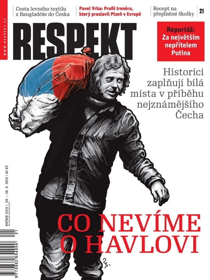 Obálka Respektu 21/2013