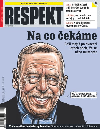 Obálka Respektu 47/2009