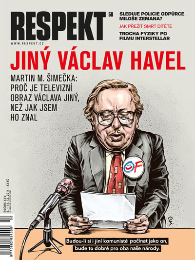 Obálka Respektu 50/2014