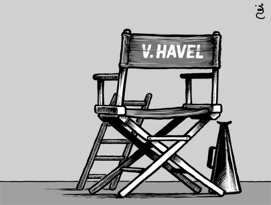 Václav Havel – ilustrace Pavla Reisenauera, Respekt 19/2010