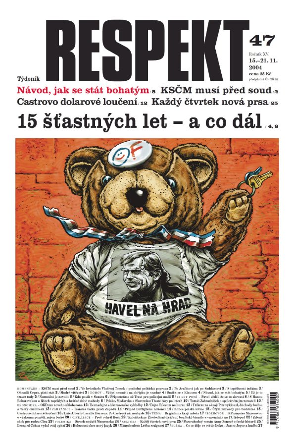 Obálka Respektu 47/2004