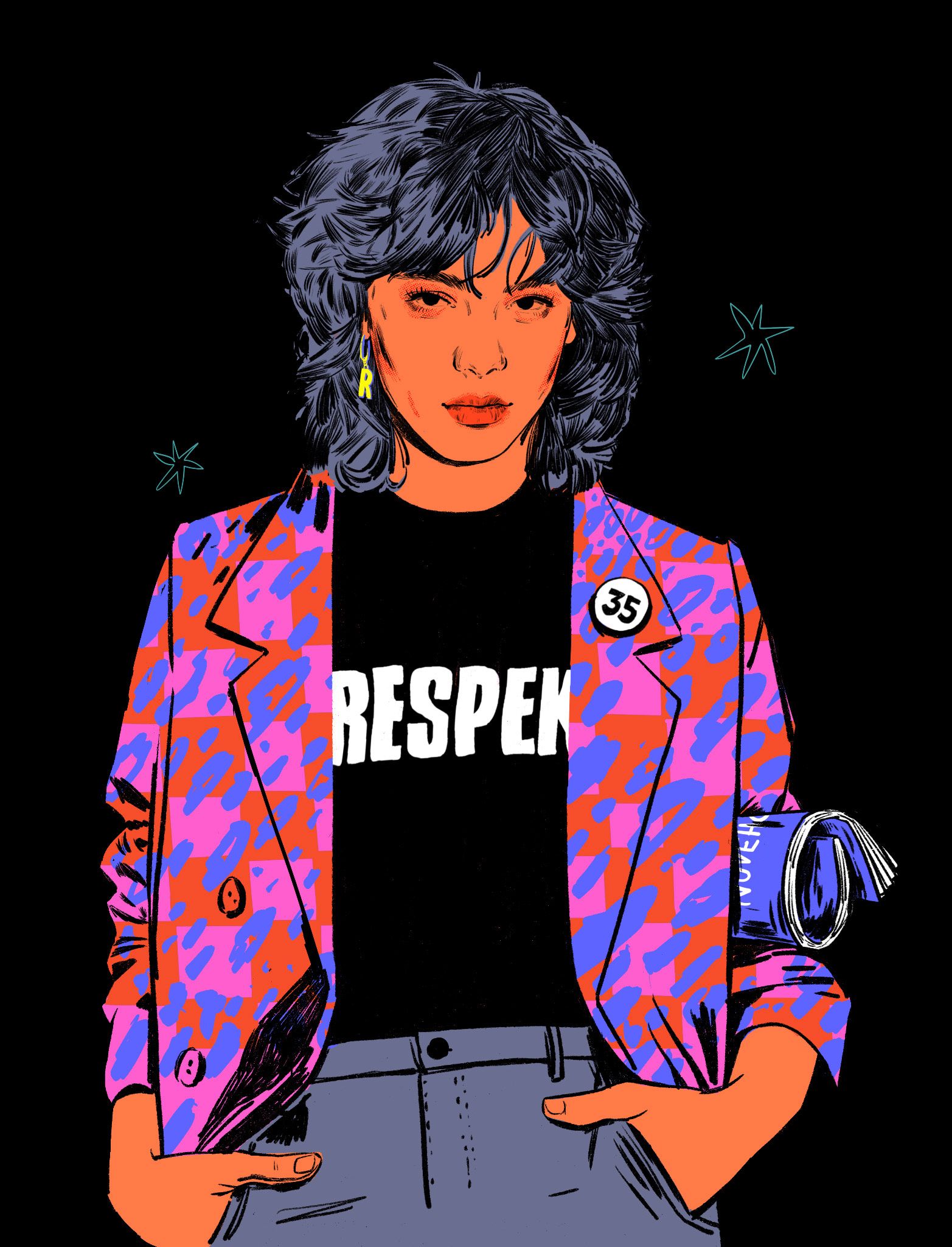 Triko s ilustrací Respekt 35 let unisex (L)