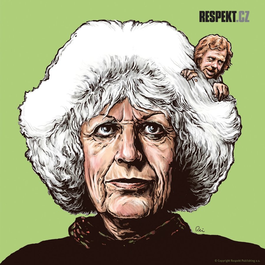 Václav Havel – ilustrace Pavla Reisenauera, Respekt 28/2013
