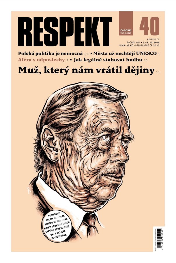 Obálka Respektu 40/2006